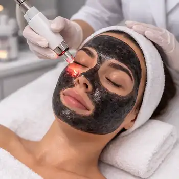 Карбоновый пилинг лица