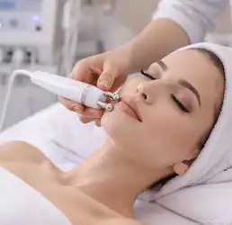 Уход лица с аппаратной процедурой